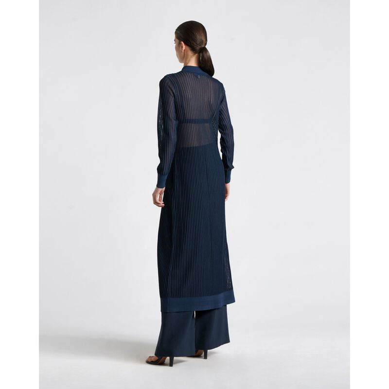 Cue Sheer Rib Maxi Cardigan image number 1